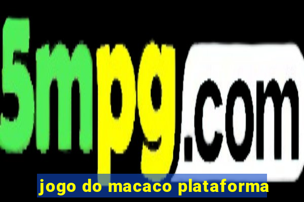 jogo do macaco plataforma